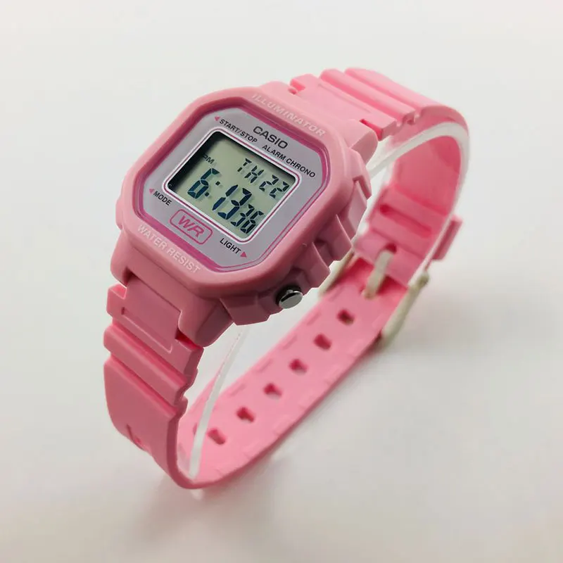 Casio POP Youth Digital Dial Pink Combination Ladies Watch-  LA-20WH-4A1